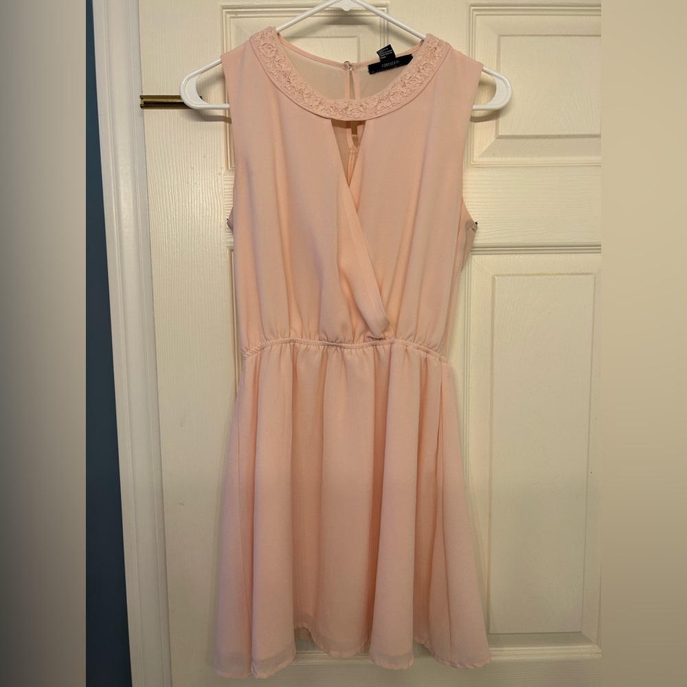 Romantic dusty pink dress